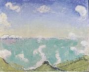 Ferdinand Hodler Landschaft bei Caux mit aufsteigenden Wolken china oil painting artist